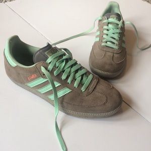 adidas samba mint green